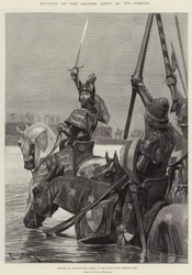 Slagen van het Britse leger, Cressy, Edward III steekt de Somme over in het aangezicht van het Franse leger